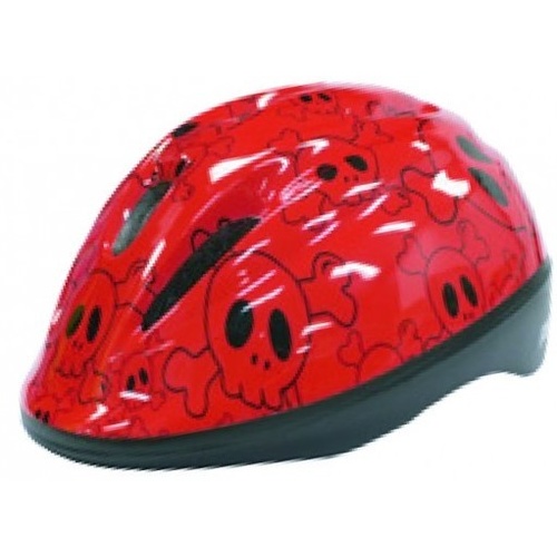 Helmet Netti Pilot Red Skulls Size XS (46-53cm)